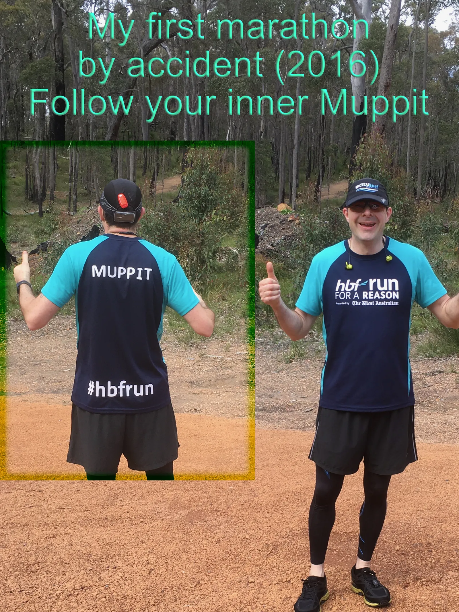 Running during training.