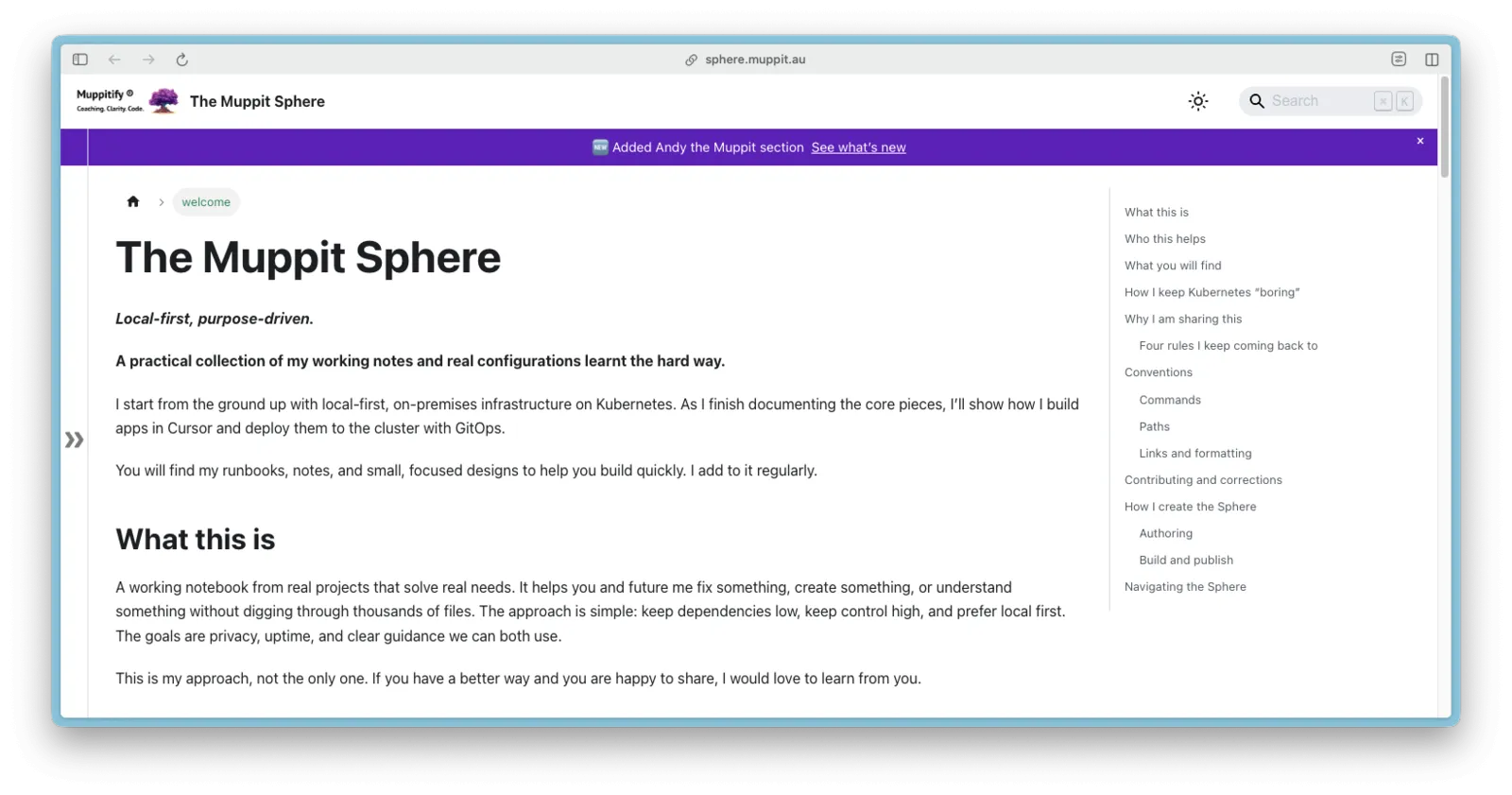 Desktop sidebar minimised.